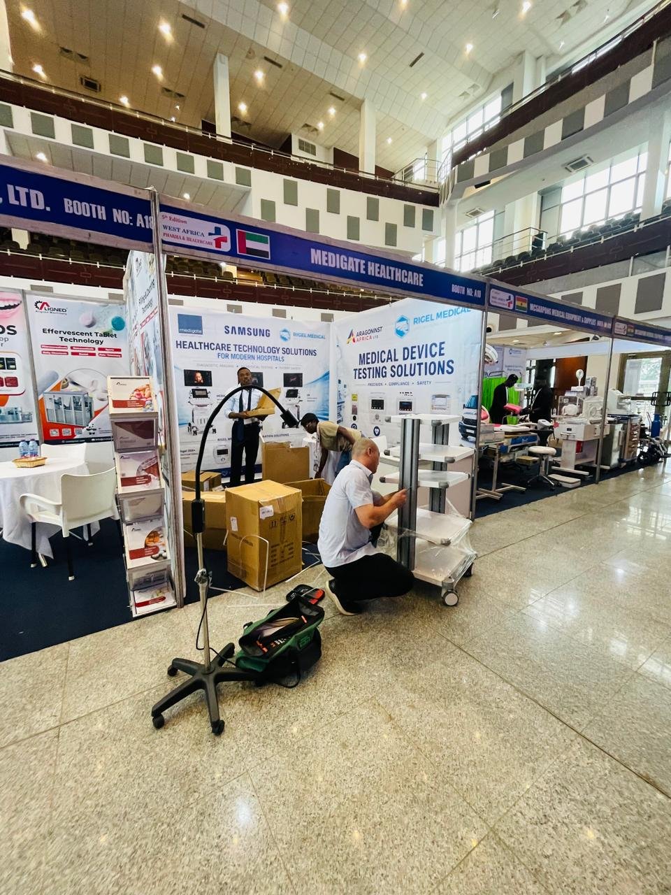 Medigate Healthcare exhibition in Ghana